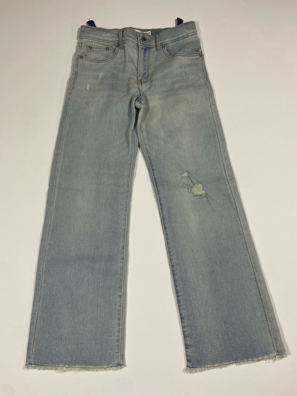 Levi's Faded Light Blue Wide-Leg Kids Jeans